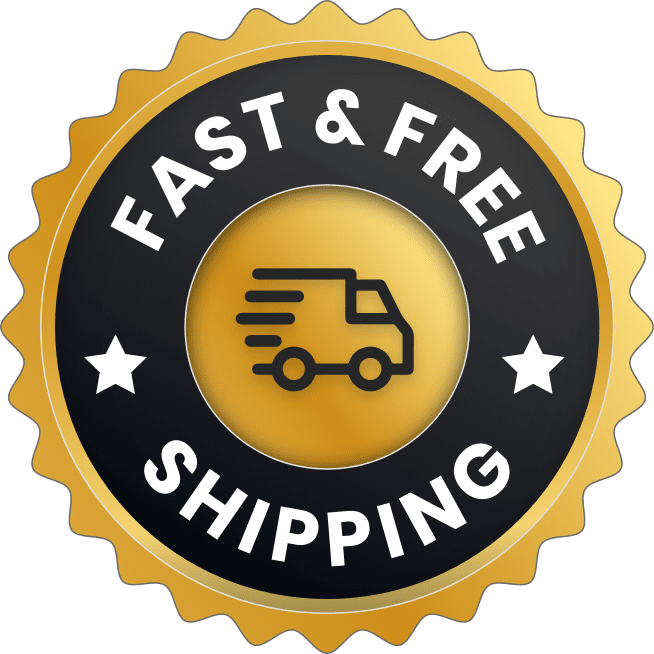 Fast and free shipping